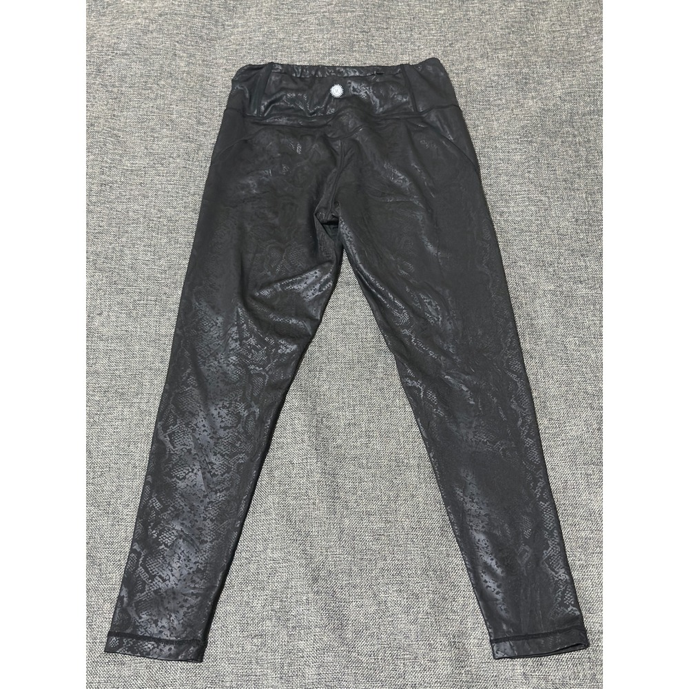 Sommer Ray Womens Large Leggings Black Snakeskin SR87-1214